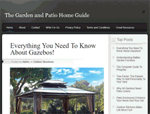 Tablet Screenshot of gardenandpatiohomeguide.com